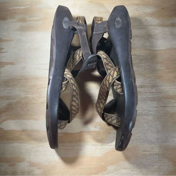 Chaco Brown Strappy Sandals Men’s Size 11 - Picture 3 of 8